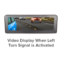 Master Tailgaters 8" Frameless Rear View Mirror with 7" LCD Screen | Rearview Universal Fit Mount | 4 Video Inputs | Auto Adjusting Brightness LCD | Anti Glare | Full Original Mirror Replacement