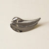 Leaf Metal Barrette Hair Clip | Silver
