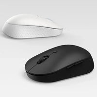 Simple Modern White/Black Wireless Bluetooth USB Connection Optical Mouse For Laptop PC Portable Slim Rechargeable Mouse Computer Mouse