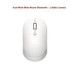 Simple Modern White/Black Wireless Bluetooth USB Connection Optical Mouse For Laptop PC Portable Slim Rechargeable Mouse Computer Mouse
