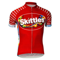 Skittles Ride the Rainbow Men's Cycling Jersey (S, M, L, XL, 2XL, 3XL)