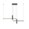Sleek Linear Pendant Light with Adjustable Height for Kitchen Island