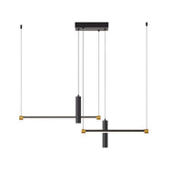 Sleek Linear Pendant Light with Adjustable Height for Kitchen Island