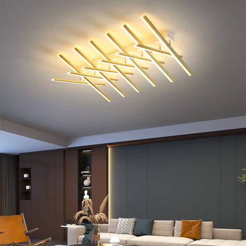 Sleek Modern Ceiling Lights for Living Room with Ambient LED Glow