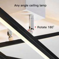Sleek Modern Ceiling Lights for Living Room with Ambient LED Glow