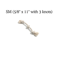 100% Organic Cotton Rope Dog Toy - 5 Sizes | Boba & Vespa
