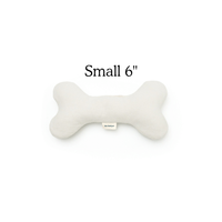 Plush Hemp Dog Toy Bone for Gentle Chewers | Boba & Vespa