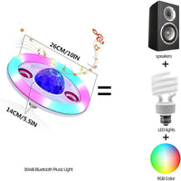 Smart Ceiling Light with Bluetooth, Magic Ball & Party Effects