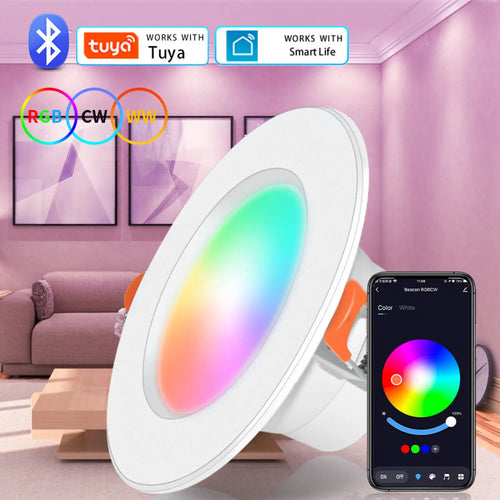 Smart RGB Bluetooth Ceiling Light 10W/15W with Tuya App Control