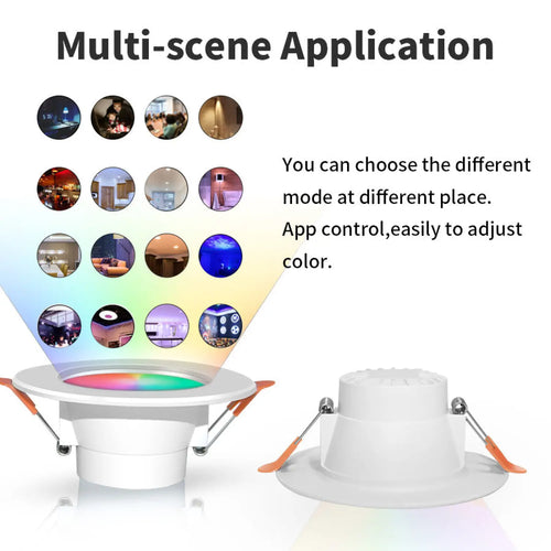 Smart RGB Bluetooth Ceiling Light 10W/15W with Tuya App Control