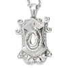 Snake Shield Pendant Necklace Gothic Serpent Jewelry