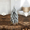 Snow Flocked Artificial Christmas Trees Realistic Mini Holiday Home Decor