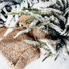 Snow Flocked Artificial Christmas Trees Realistic Mini Holiday Home Decor