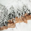 Snow Flocked Artificial Christmas Trees Realistic Mini Holiday Home Decor