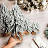 Snow Flocked Artificial Christmas Trees Realistic Mini Holiday Home Decor