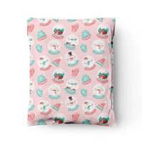 Snow Globe Poly Mailers Size 10x13 Christmas Shipping Bags