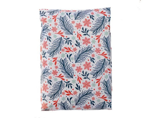 Snowflake Christmas Mistletoe Poly Mailers Size 10x13 Shipping Bags