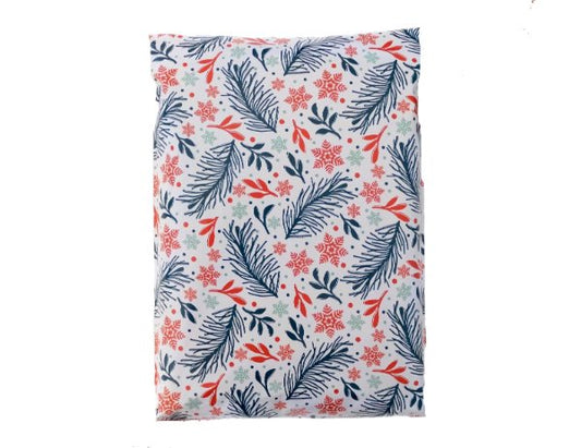 Snowflake Christmas Mistletoe Poly Mailers Size 10x13 Shipping Bags