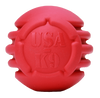 USA-K9 Stars and Stripes Rubber Dog Toy | K9 Handler Reward Toy | Red | USA Made
