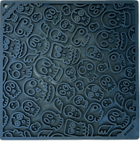 Zombie eMat - Enrichment Lick Mat for Dogs and Cats | Halloween Skull Design | SodaPup