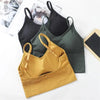 Soft Cotton Sports Bras For Women Push Up Solid Sports Bra Jogging Gym Women Sports Bra Girl Underwear Fitness Running Yoga Sport Tops