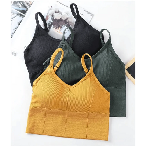 Soft Cotton Sports Bras For Women Push Up Solid Sports Bra Jogging Gym Women Sports Bra Girl Underwear Fitness Running Yoga Sport Tops