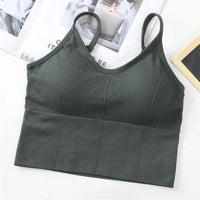 Soft Cotton Sports Bras For Women Push Up Solid Sports Bra Jogging Gym Women Sports Bra Girl Underwear Fitness Running Yoga Sport Tops