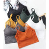 Soft Cotton Sports Bras For Women Push Up Solid Sports Bra Jogging Gym Women Sports Bra Girl Underwear Fitness Running Yoga Sport Tops