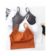 Soft Cotton Sports Bras For Women Push Up Solid Sports Bra Jogging Gym Women Sports Bra Girl Underwear Fitness Running Yoga Sport Tops