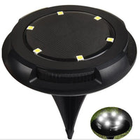 Solar Ground Lights with Bright LEDs for Garden and Pathways