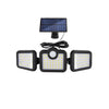 Solar Lamp Outdoor Flood Light with Motion Sensor, 3 Heads, IP65 Waterproof