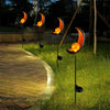 Solar LED Lamps with Waterproof & Flame Effect for Outdoor Garden Lighting