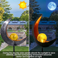 Solar LED Lamps with Waterproof & Flame Effect for Outdoor Garden Lighting