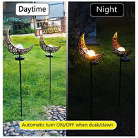 Solar LED Lamps with Waterproof & Flame Effect for Outdoor Garden Lighting