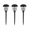 Solar LED Light for Garden with Modern Stripe Design for Outdoors