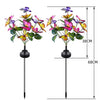 Solar LED Light for Outdoor Garden & Courtyard with Butterfly Design