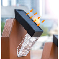 Solar Path Lights with LED & Waterproof for Stairs, Deck, Fence & Garden