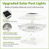Solar Postcap Light with Waterproof LED Lamp for Posts
