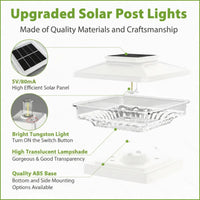 Solar Postcap Light with Waterproof LED Lamp for Posts