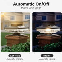 Solar Postcap Light with Waterproof LED Lamp for Posts
