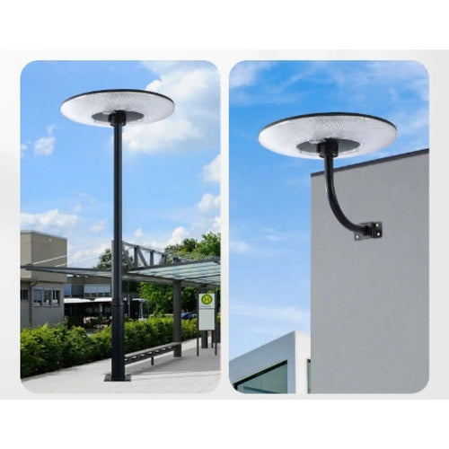 Solar-Powered Outdoor Light on Pole for Garden & Street