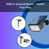 Solar Spot Lights Outdoor with Spike - 2 Pack