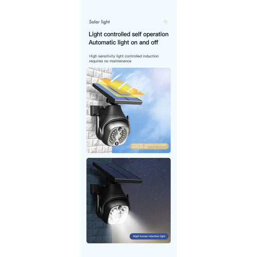 Solar Wall Lights for Outside with Waterproof & Motion Sensor