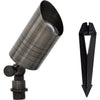 Solid Brass Adjustable Outdoor Spotlights with 5 MR-16 LED Bulb
