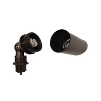 Outdoor Spotlight with Removable Angled Shroud Body