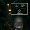 Solid Brass Flat PAR36 In-ground Well Light Cover Kit