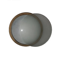 Solid Brass Flat PAR36 In-ground Well Light Cover Kit