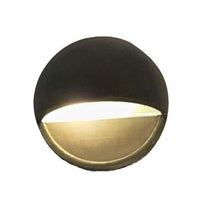 Solid Brass Half Moon Puck Light Fixture
