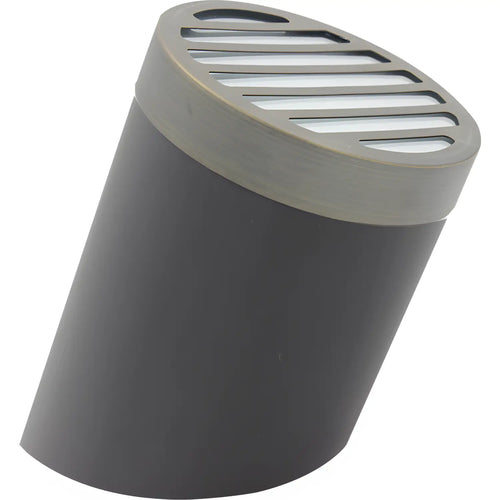Solid Brass Louvered PAR36 In-ground Well Light Cover Kit