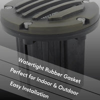 Solid Brass MR16 In-Ground Light Well Cover Kit